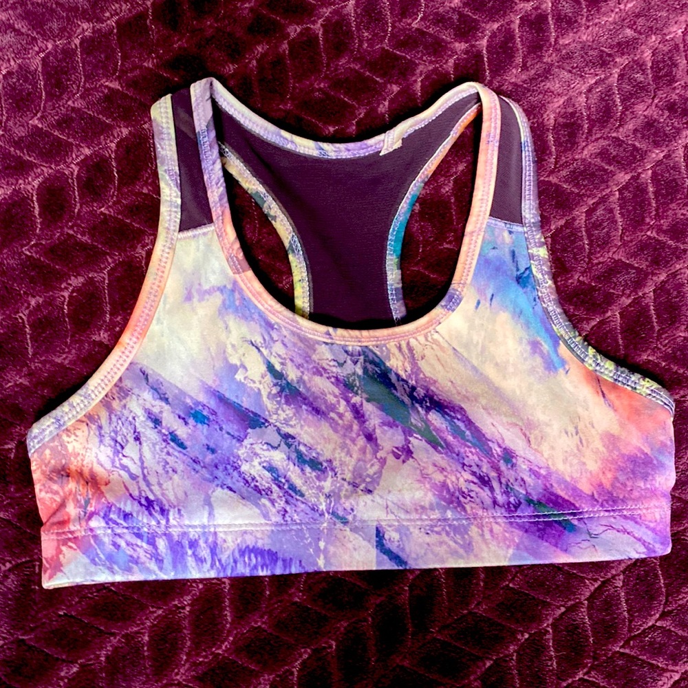 Tye Dye Active Wear Sports Bra